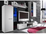 TEMPO KONDELA Mobilier de living, alb, SALESA