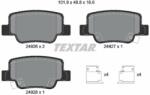 TEXTAR set placute frana, frana disc TEXTAR Q+ 2492601 (2492601)