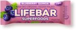 Lifebar Baton cu Afine si Quinoa Raw Eco Lifebar 47 grame