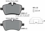 TEXTAR set placute frana, frana disc TEXTAR Q+ 2398401 (2398401)