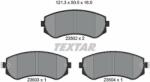 TEXTAR set placute frana, frana disc TEXTAR 2350201 (2350201)