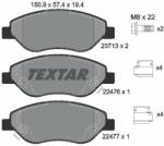 TEXTAR set placute frana, frana disc TEXTAR Q+ 2247601 (2247601)