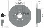 TEXTAR Disc frana TEXTAR PRO 92165803 (92165803)