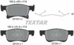 TEXTAR set placute frana, frana disc TEXTAR Q+ 2212301 (2212301)