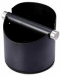 Edream Cutie de zat Edream , Inox, Negru, Maner din cauciuc, Diametru 11.4cm