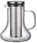 Ceai, Edream Carafa pentru Cold Brew Edream, Sticla borosilicata, FIlru si capac inox, 700 ml