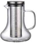 Edream, Ceai Carafa pentru Cold Brew Edream, Sticla borosilicata, FIlru si capac inox, 700 ml