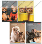  Állatos Kutya és Cica 2. osztályos vonalas füzet (A5/16-32) (COR_UNBT532V2)