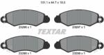 TEXTAR set placute frana, frana disc TEXTAR 2329601 (2329601)