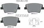 TEXTAR set placute frana, frana disc TEXTAR Q+ 2431201 (2431201)
