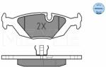 MEYLE set placute frana, frana disc MEYLE -ORIGINAL: True to OE. 025 206 7516 (025 206 7516)