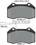 TEXTAR set placute frana, frana disc TEXTAR Q+ 2416202 (2416202)