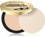 Eveline Cosmetics Variété минерална компактна пудра с апликатор цвят 01 Light 8 гр