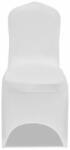 VidaXL Huse elastice scaun, alb, 100 buc (274765) - izocor