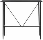  Masă de bar, negru, 120 x 60 x 110 cm, MDF (281546)