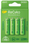 GP Batteries ReCyko 2500 2450mAh (AA / R6) Ceruza Újratölthető Elem / Ni-MH Akkumulátor (4db)