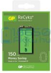 GP Batteries ReCyko+ 150 150mAh 6F22 9V Újratölthető Elem / Ni-MH Akkumulátor
