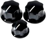 Fender Pure Vintage '60s Jazz Bass Knobs, (3), Black