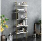 ASIR GROUP Könyvespolc PAULA 174x60 cm fehér/arany AS0640 (AS0640)