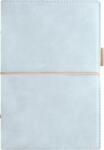 FILOFAX Kalendárium, gyűrűs, betétlapokkal, personal méret, FILOFAX, Domino Soft, pasztellkék (NFX022578) (FX-022578)