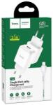 hoco. Зарядно 220V HOCO N2 / 2.1A + Lightning USB (365751)