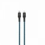 GOUI Cablu de date Goui Tough G-TOUGHC94-B, USB Type C - Lightning, 1.5m, Albastru