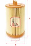 SOFIMA Filtru aer SOFIMA S 1902 A (S 1902 A) - automobilus