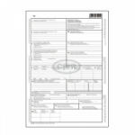  CMR nemzetközi fuvarlevél A4, 4lapos garnitúra B. CMR/4 Bluering® (NYOMTBCMR4)