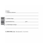  Lábcédula Fóliázott 95x70mm C. 3410-14/b (nyomtc3410100) - cartridge