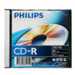  Cd-r 700mb 52-56x Slim Tokos Philips (ph778206)