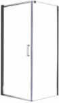 Diplon 90x90 cm, egy nyílóajtós szögletes zuhanykabin, 8 mm edzet (BR6601)