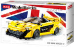 Sluban Model Bricks - Angol sárga sportkocsi építőjáték készlet (M38-B0956)