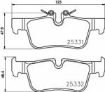 BREMBO set placute frana, frana disc BREMBO PRIME LINE P 06 094 (P 06 094)