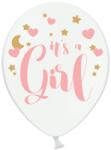 PartyDeco Балон пастелен бял It´s a Girl