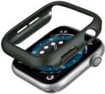 Apple Watch 4-6, SE (44mm), Műanyag védőkeret, szíj nélkül, Spigen Thin Fit, sötétzöld