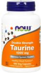 NOW Aminoacid Taurina 1000 mg - Now Foods Taurine 1000mg Double Strength Veg Capsules 100 buc