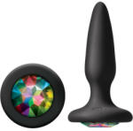 NS Novelties Dop Anal Cu Bijuterie Glams Mini Rainbow Gem, 8.5 Cm