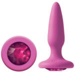 NS Novelties Dop Anal Cu Bijuterie Glams Mini Pink Gem, 8.5 Cm