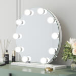 Hollywood tükör, sminkes tükör, LED sminktükör fehér 70cm (DC117-9)